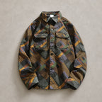 Alden Heavyweight Geometric Shirt Jacket
