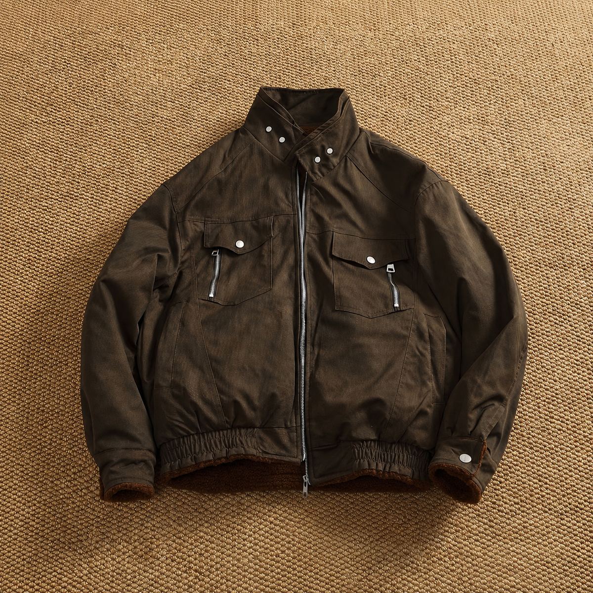 Arden Reversible Sherpa Moto Jacket