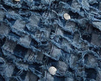 Dawson Frayed Patchwork Denim Jacket