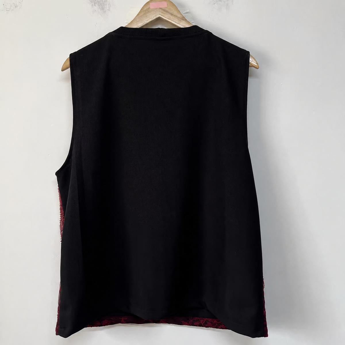 Burgundy Sequin Tank Top