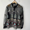Midnight Garden Embroidered Shirt