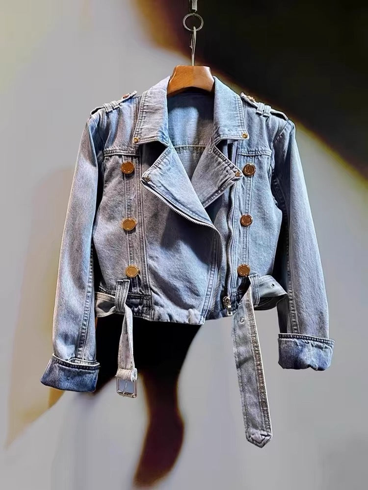 Ryder Denim Moto Jacket