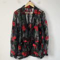 Scarlet Garden Organza Blazer