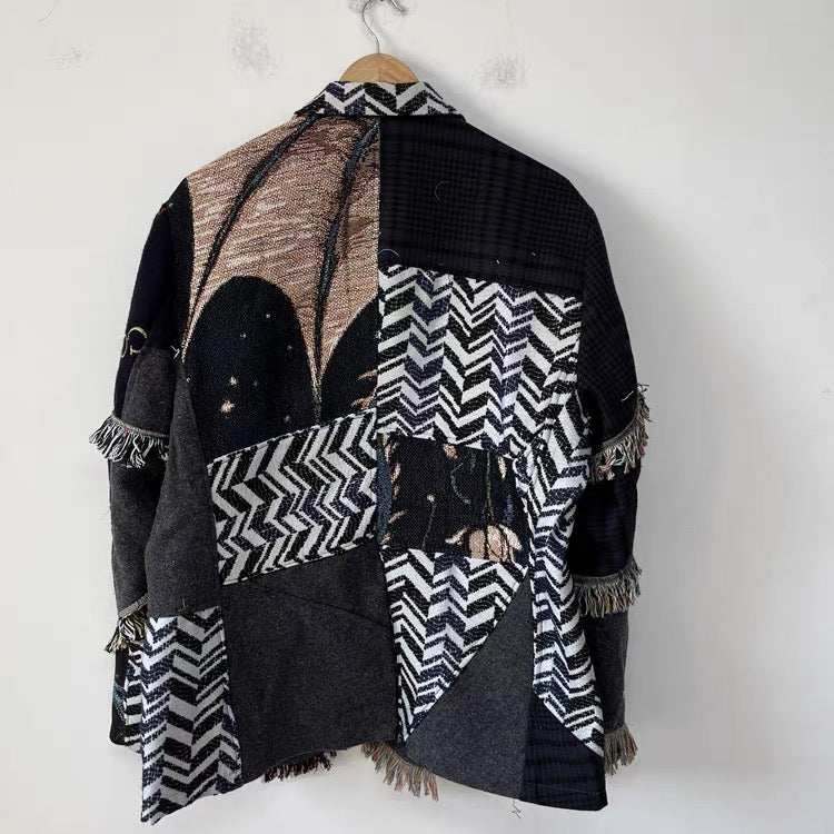 Galaxy Patchwork Blazer - One of a kind