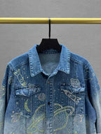 Nova Rhinestone Denim Jacket