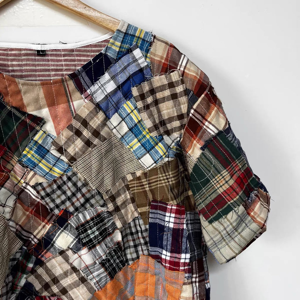 Heritage Plaid Patchwork Tee