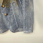 Golden Mist Sheer Blazer