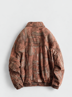 Riven Vintage-Wash Down Bomber Jacket