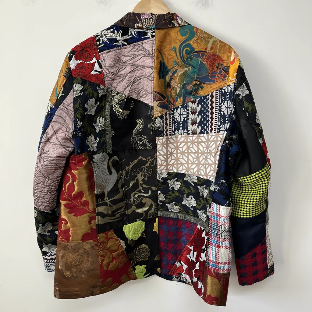 Akari Patchwork Blazer