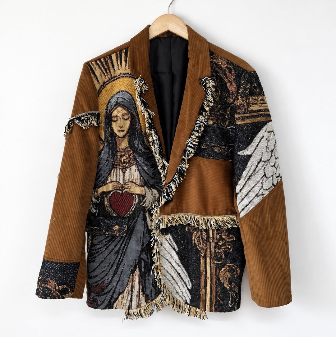 Sacred Heart Patchwork Jacket