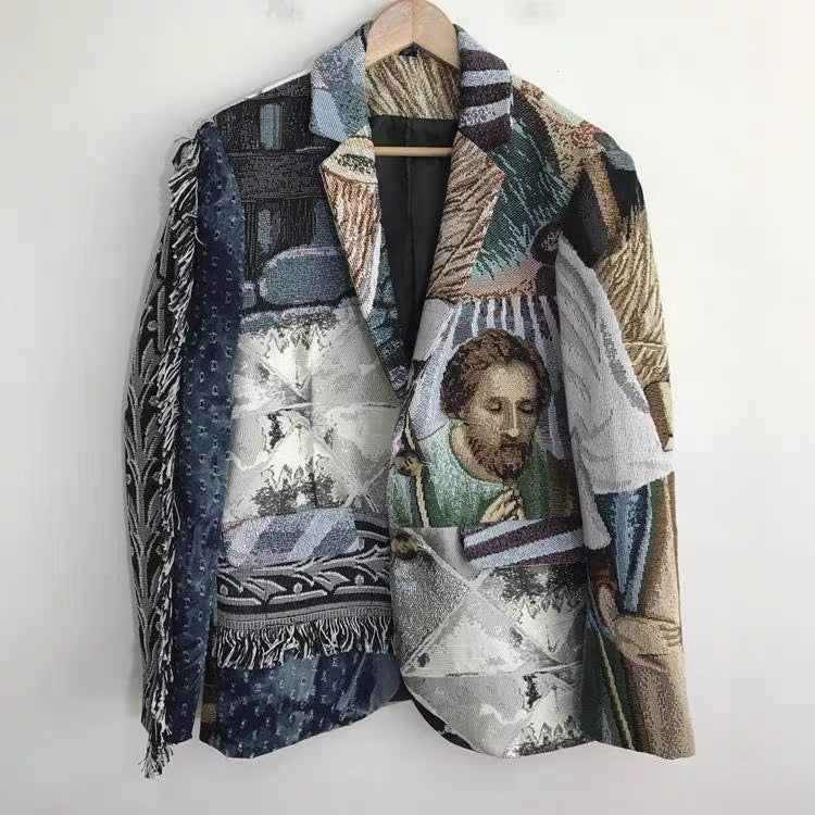 Patchwork Art Blazer