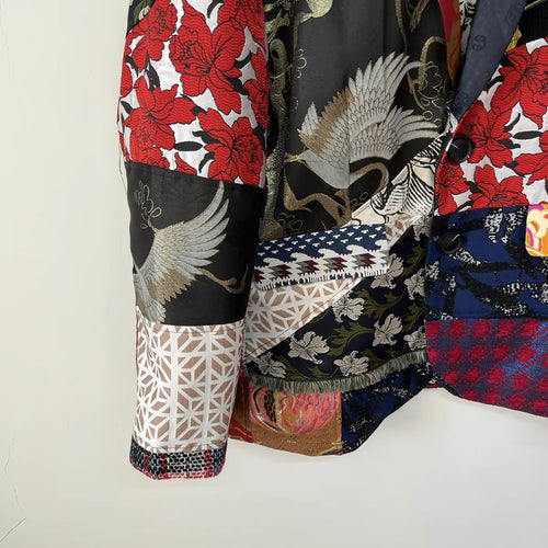 Akari Patchwork Blazer