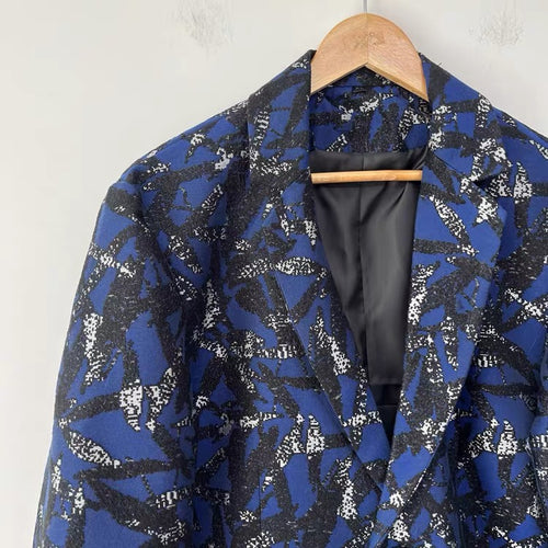 Cobalt Mosaic Blazer