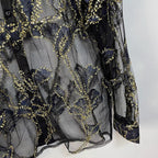 Aurelia Embroidered Mesh Shirt