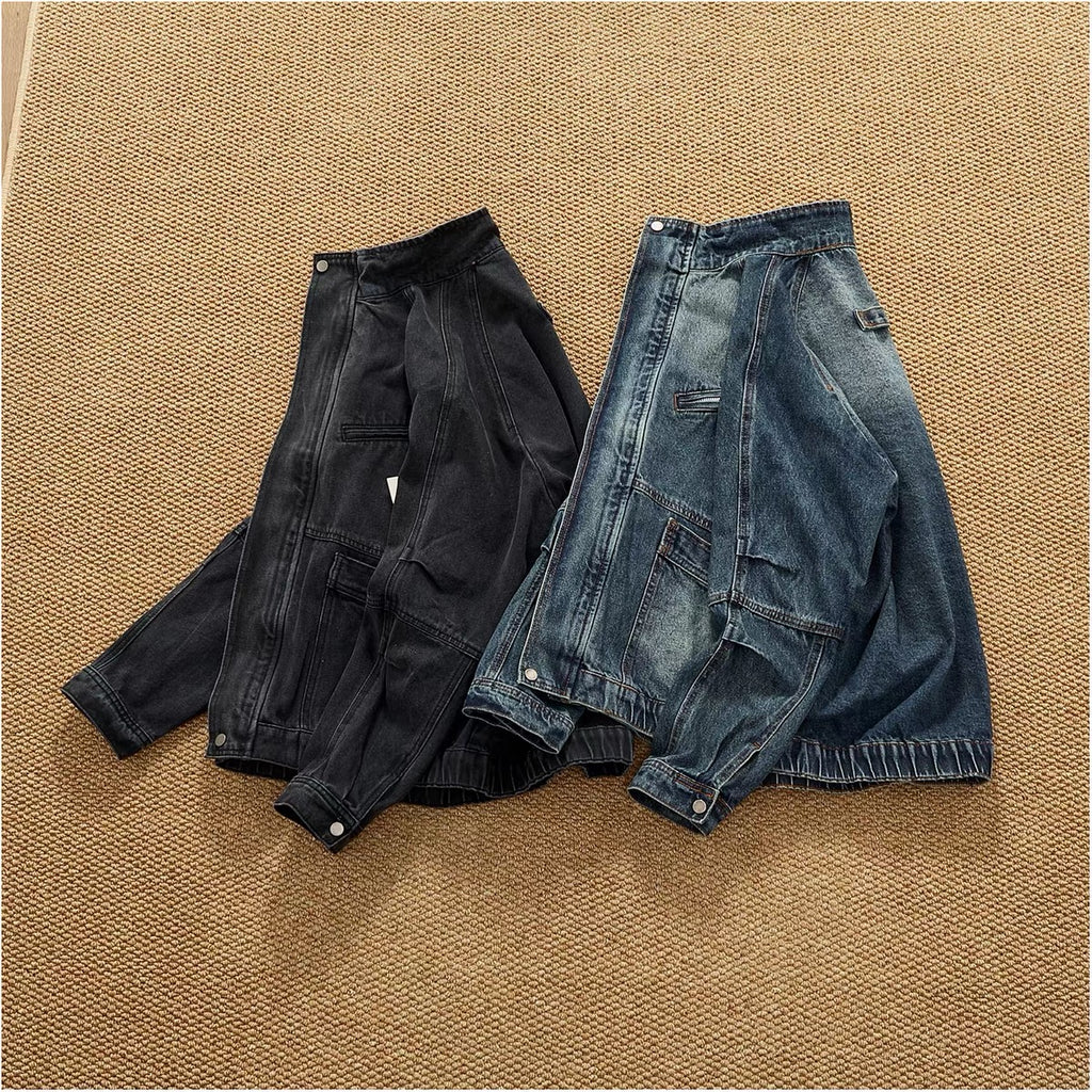 Mason Washed Denim Utility Jacket