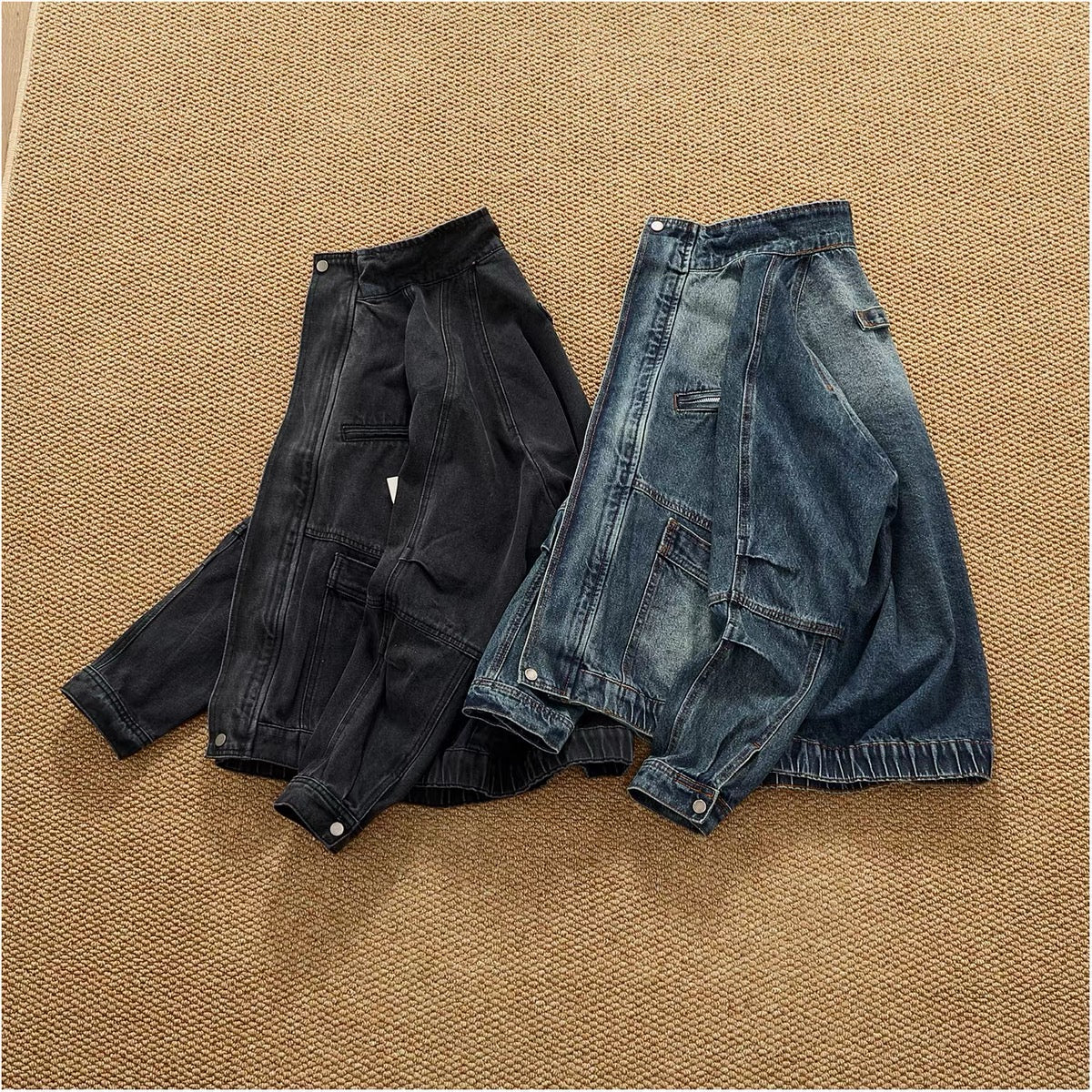 Mason Washed Denim Utility Jacket