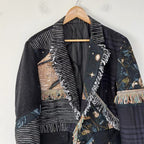 Nightfall Patchwork Blazer- One of a Kind