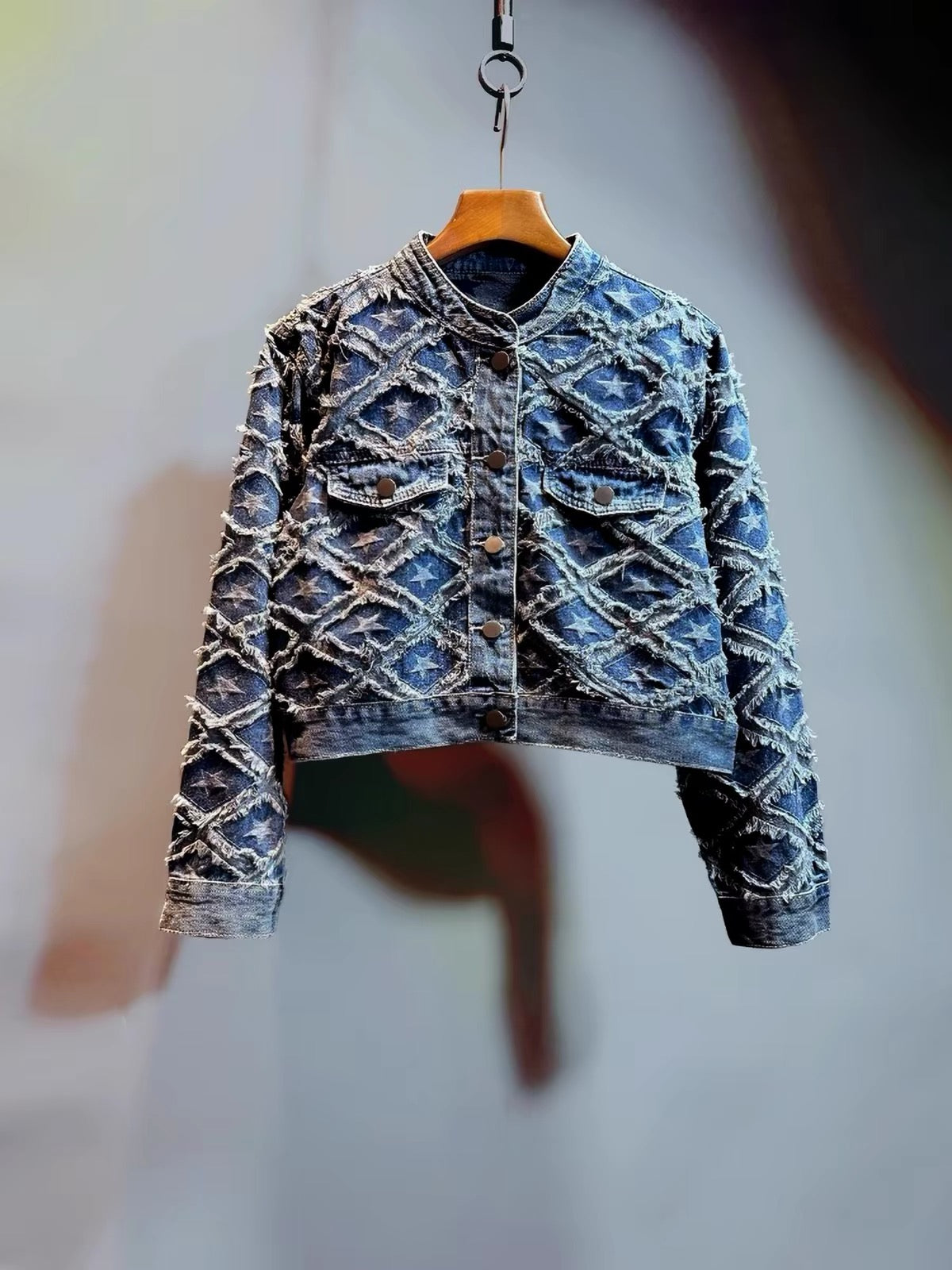 Stellar Distressed Denim Jacket