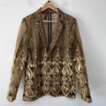 Baroque Organza Shirt Jacket