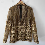 Baroque Organza Shirt Jacket