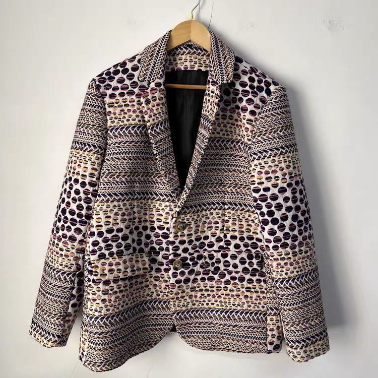Orla Textured Pattern Blazer