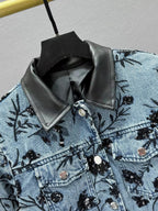 Noir Garden Denim Jacket