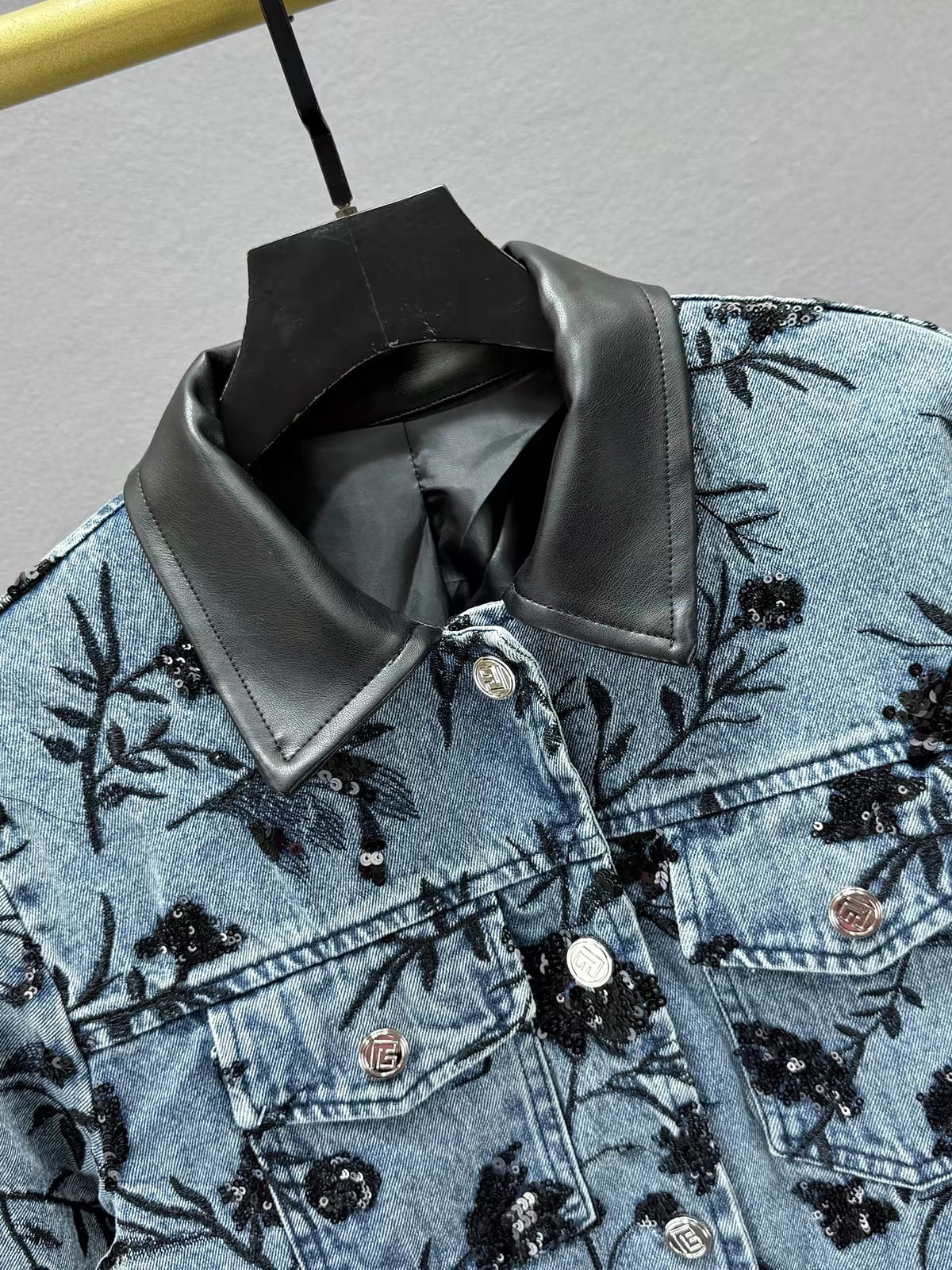 Noir Garden Denim Jacket