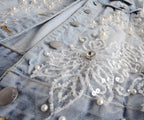 Daisy Lace Denim Vest