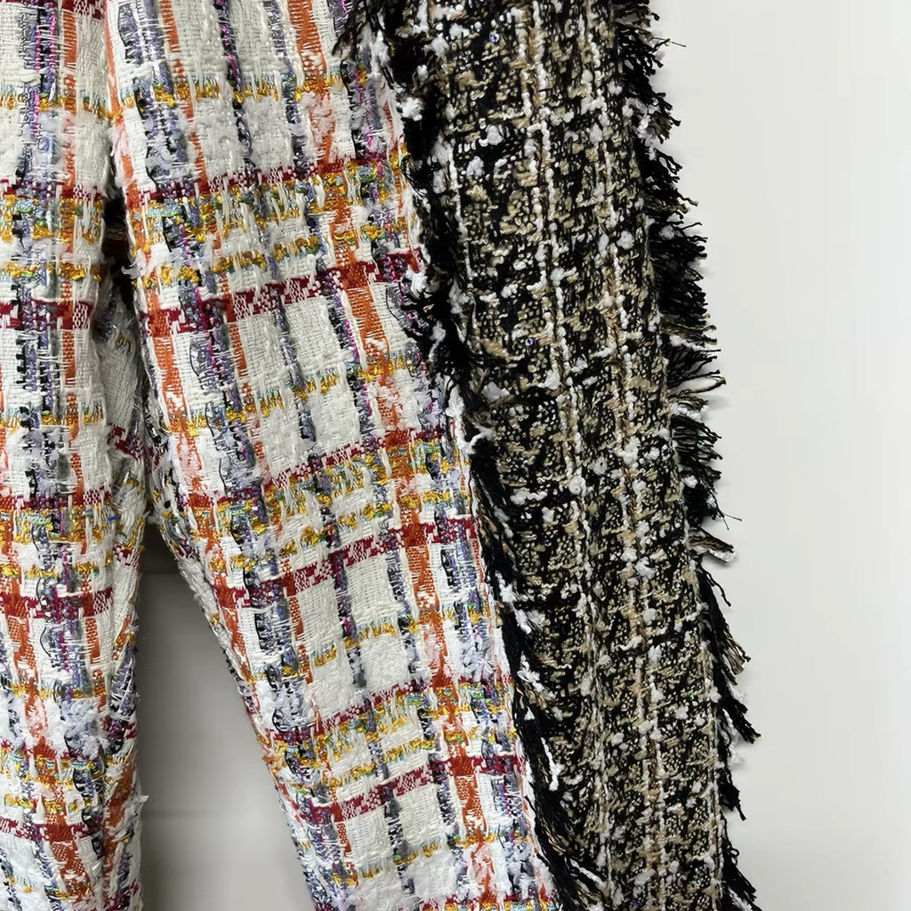 Mosaic Fringe Patchwork Pants