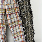 Mosaic Fringe Patchwork Pants