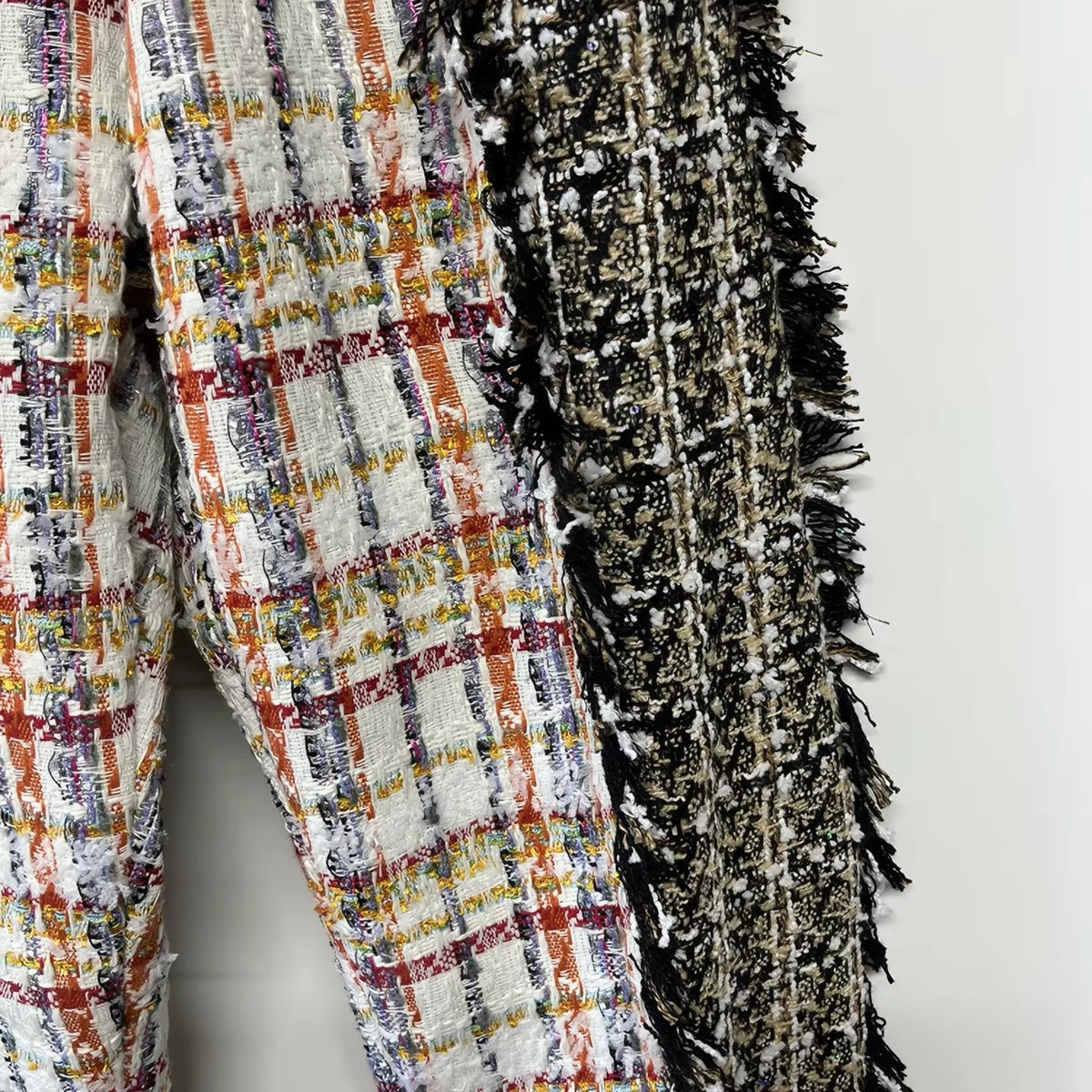 Mosaic Fringe Patchwork Pants