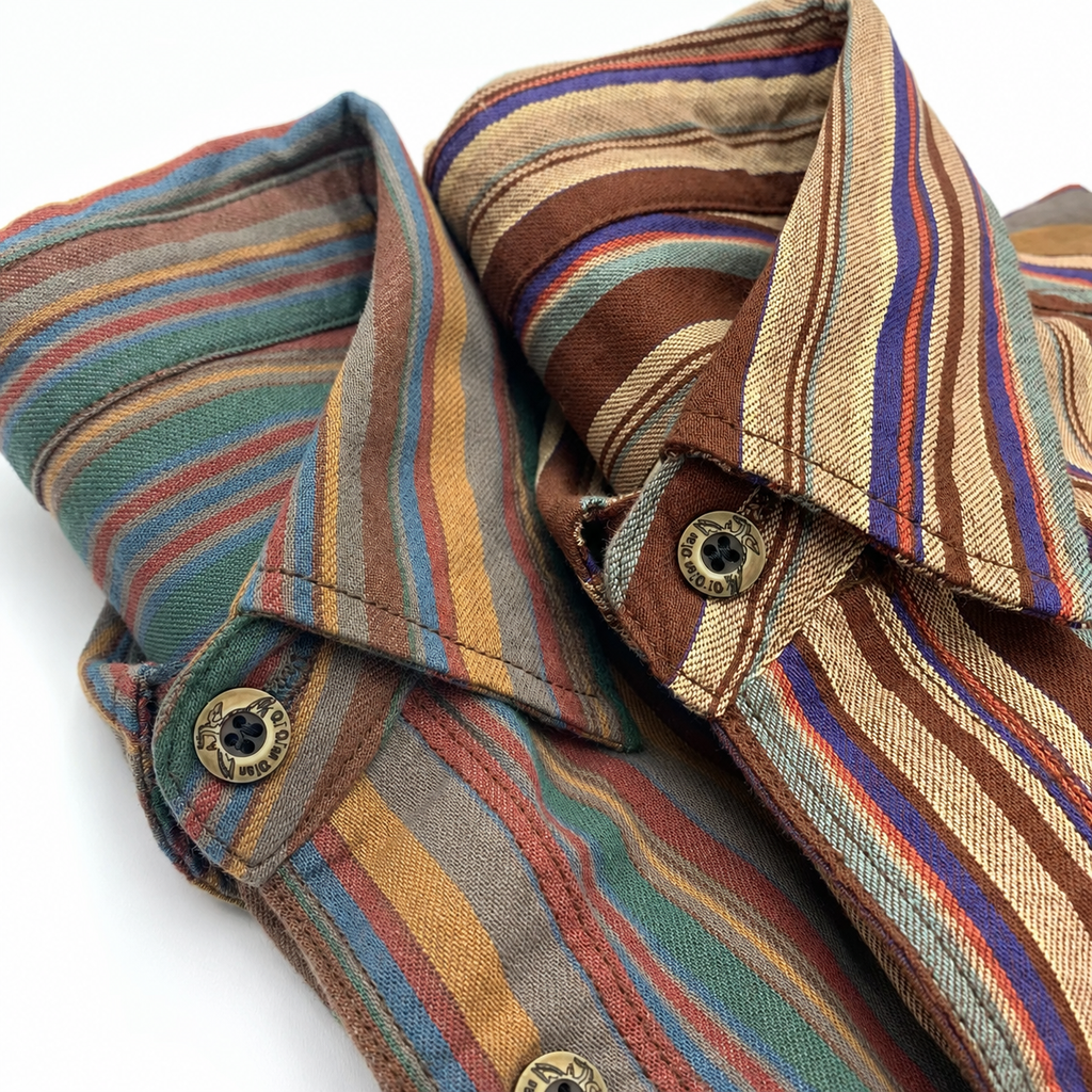 Mesa Vintage Striped Cotton Shirt
