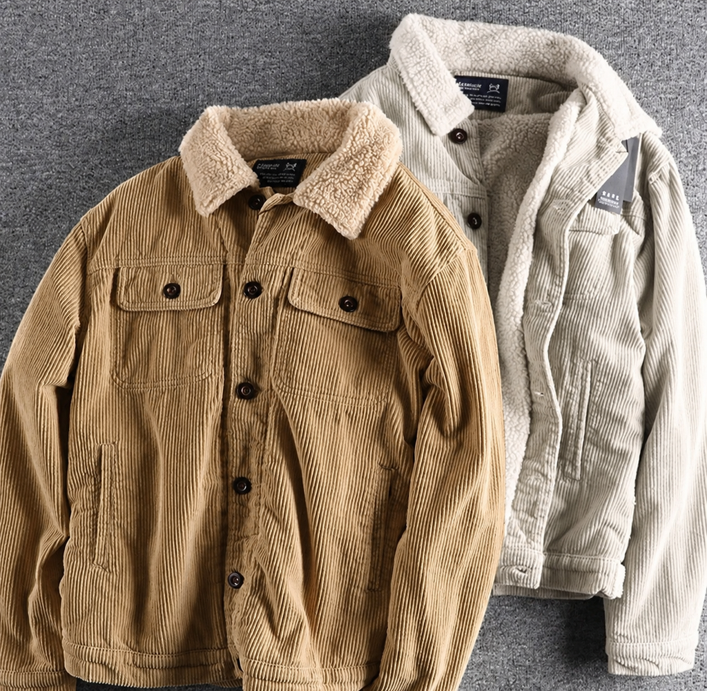 Hudson Sherpa-Lined Corduroy Jacket