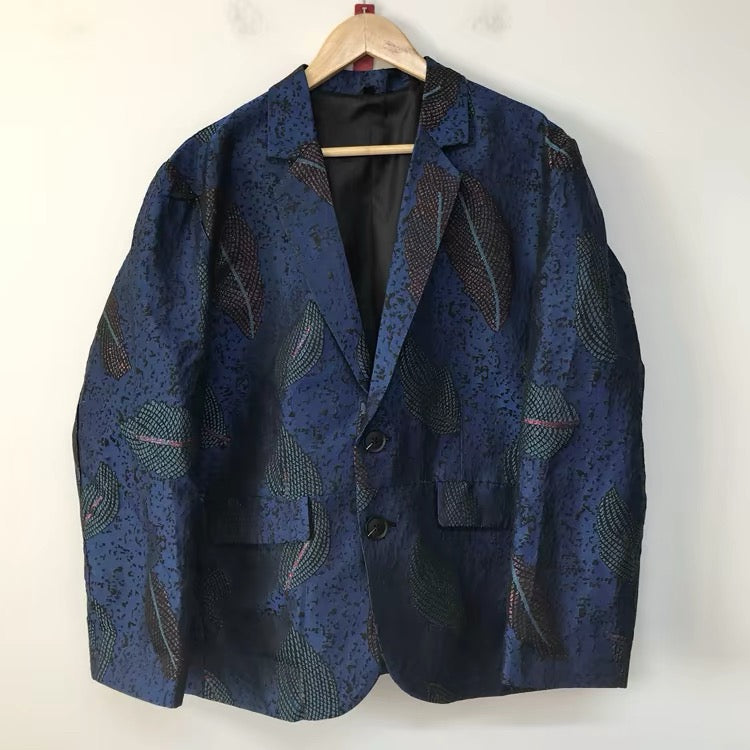 Midnight Grove Jacquard Blazer
