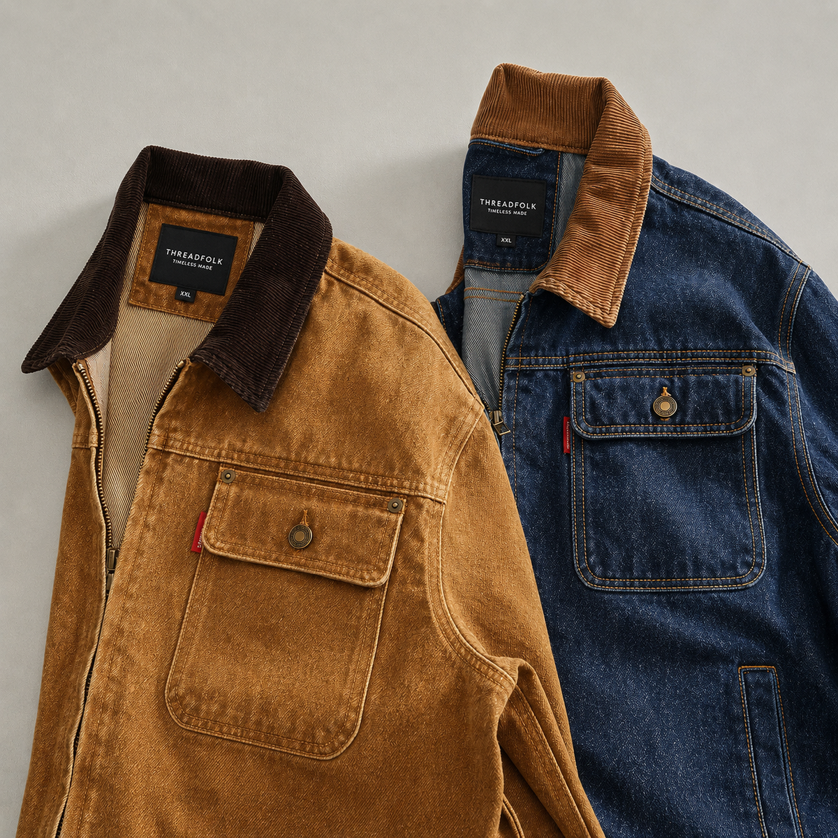 Briar Corduroy Collar Workwear Jacket