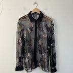 Celeste Sheer Embroidered Shirt