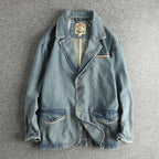 Canyon 100% Cotton Relaxed Blazer Jacket