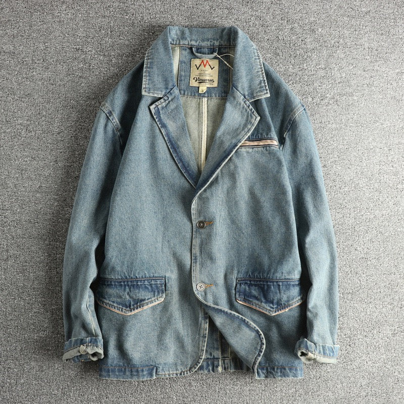 Canyon 100% Cotton Relaxed Blazer Jacket