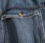 Calder Contrast-Collar Denim Workwear Jacket
