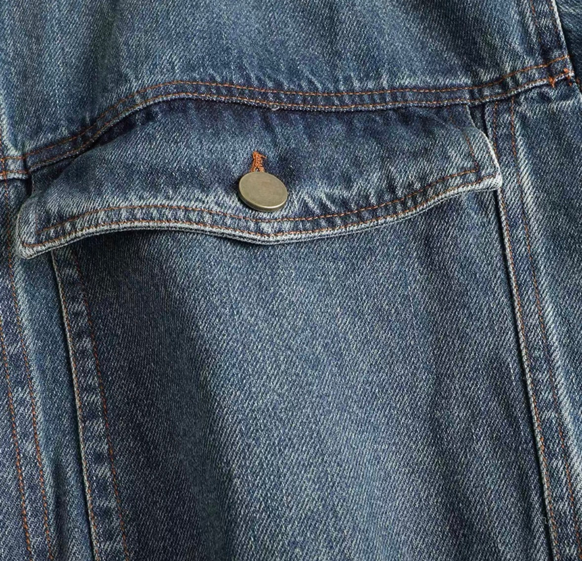 Calder Contrast-Collar Denim Workwear Jacket