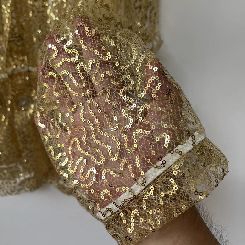 Gilded Veil Blazer