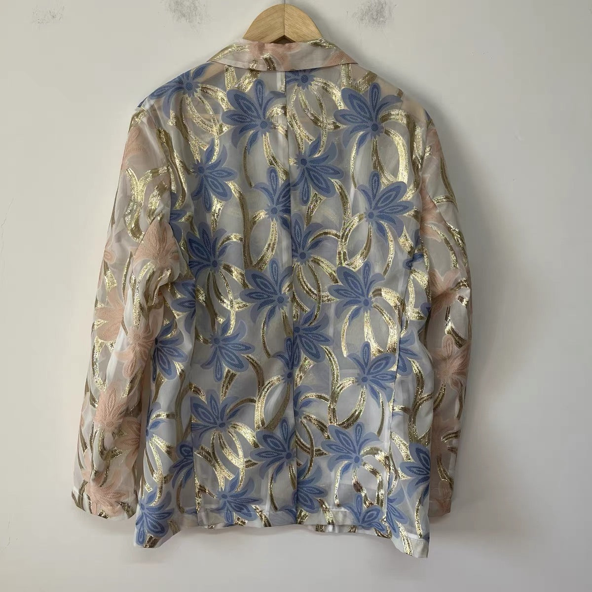 Celeste Organza blazer - Light Blue