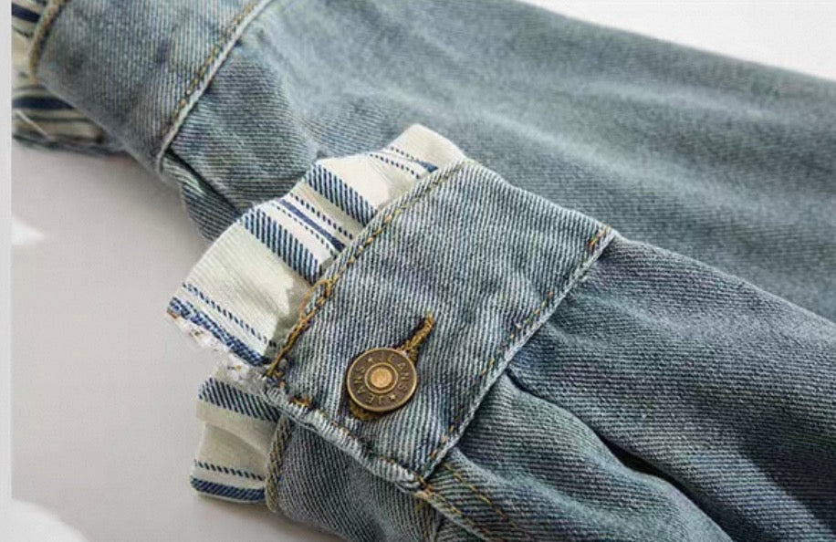 Everett Reworked Patchwork Denim Jacket