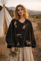 Folk Art Embroidery Shirt