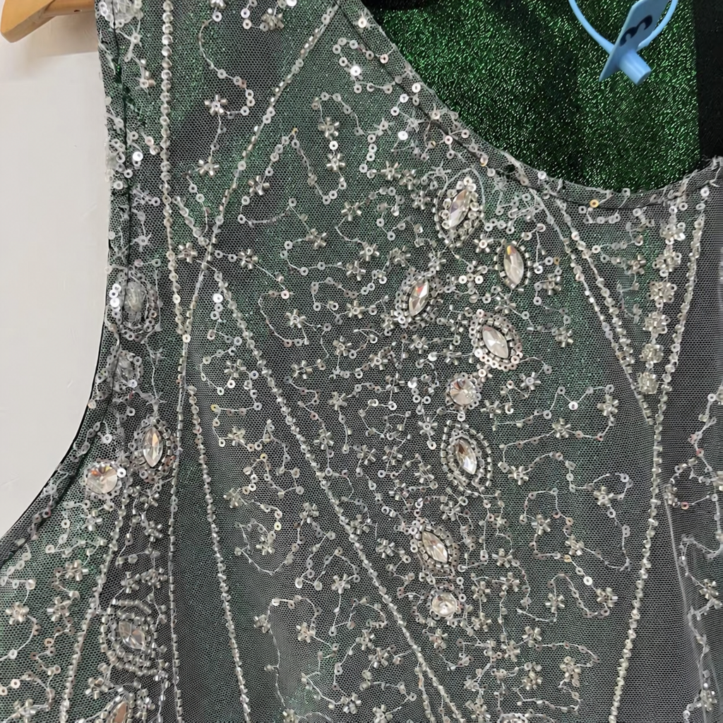 Emerald Sequin Tank Top