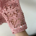 Rosette Lace Blazer