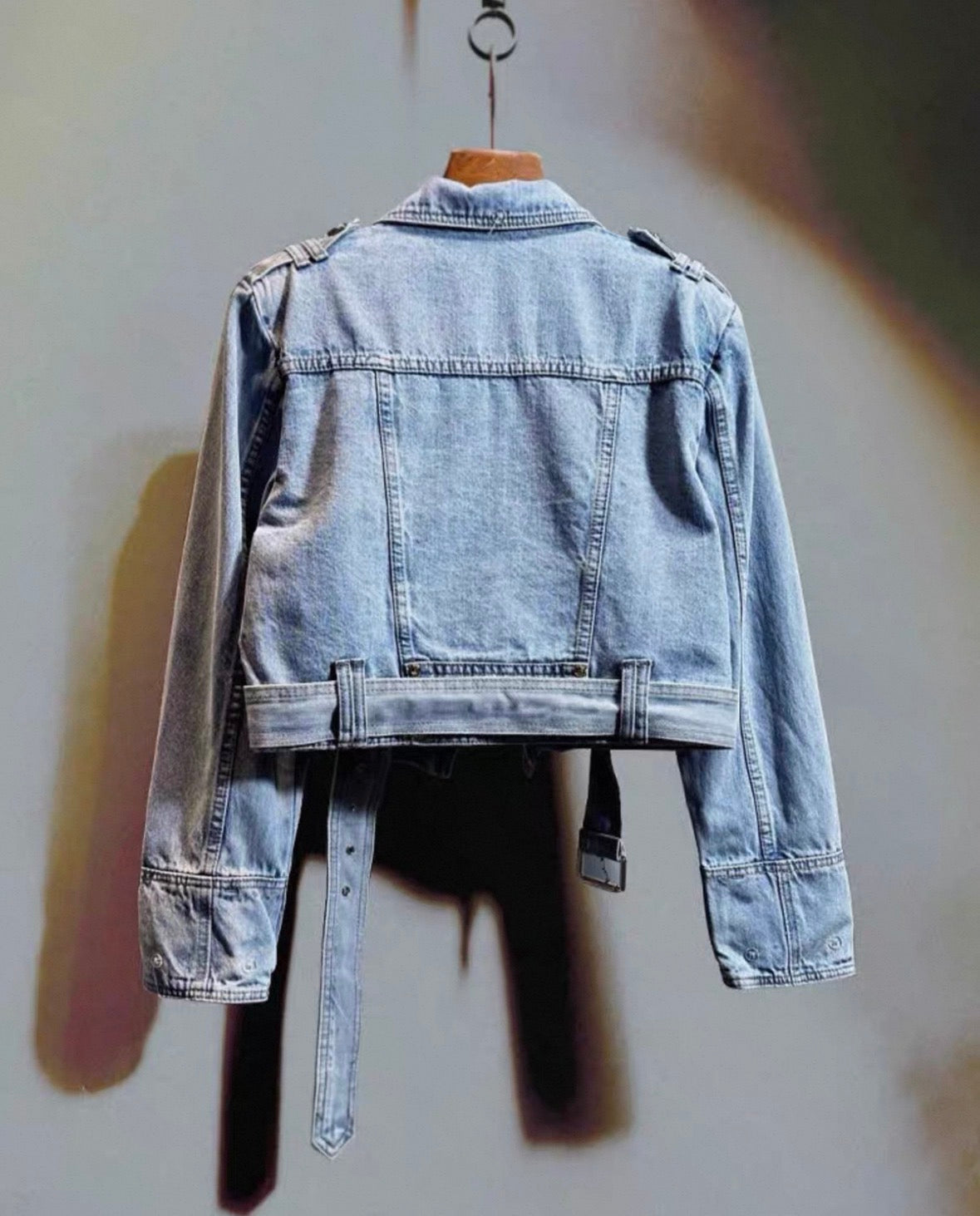 Ryder Denim Moto Jacket