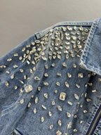 Vega Rhinestone Denim Jacket
