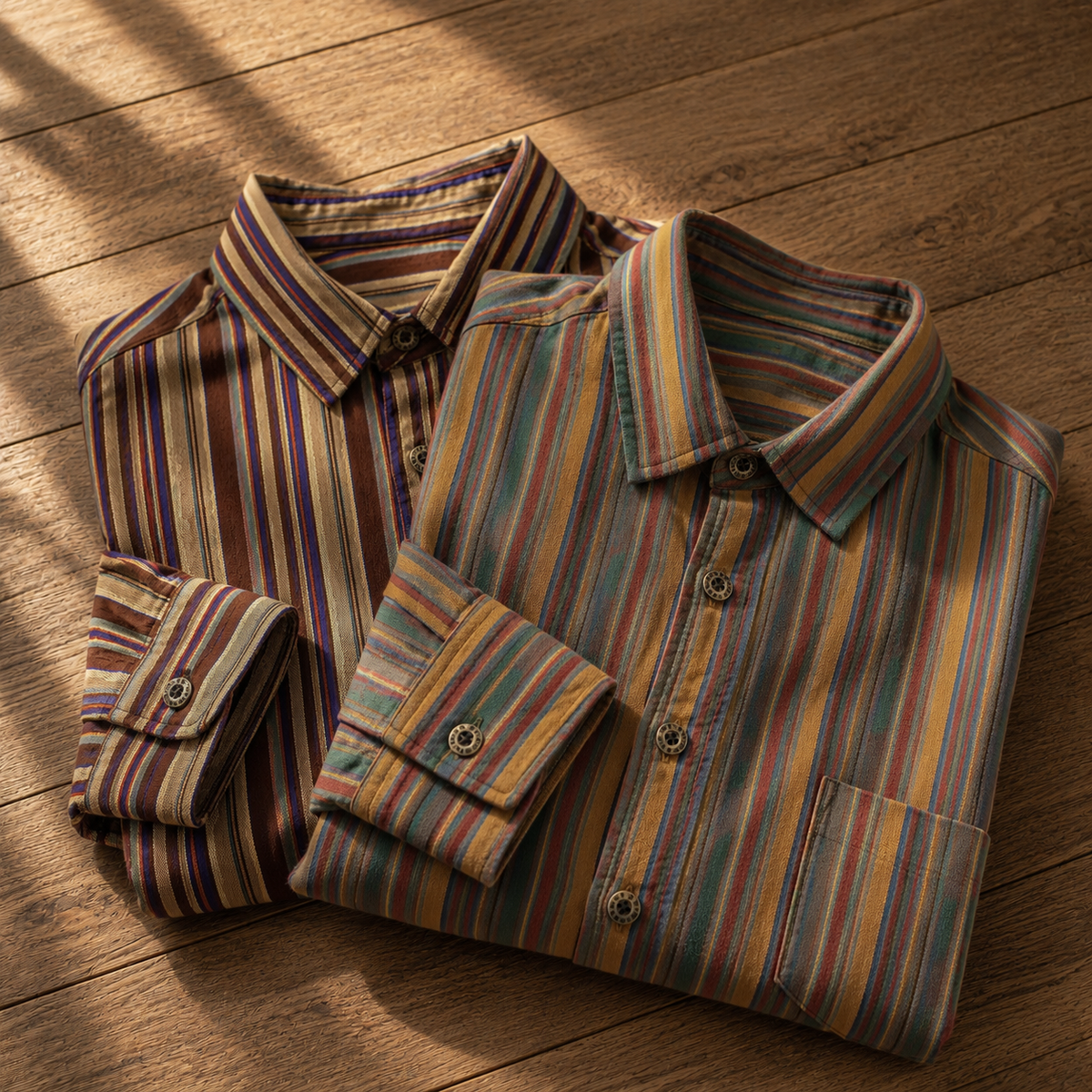Mesa Vintage Striped Cotton Shirt
