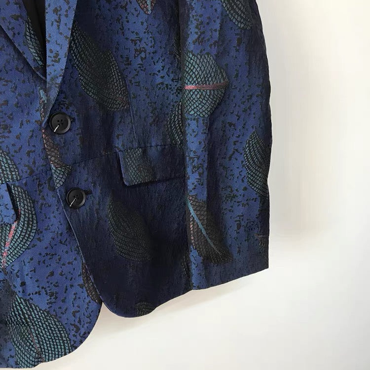 Midnight Grove Jacquard Blazer